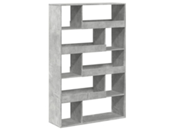 Estantería en Derivados de Madera Gris Cemento MAISON EXCLUSIVE (100x33x156,5 cm)