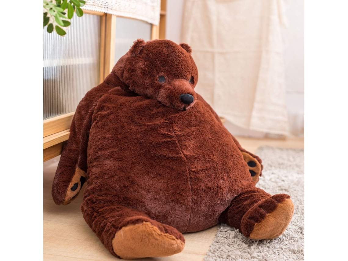 Oso De Peluche Marrón De 60 Cm, Suave, Ideal Como Regalo De Cumpleaños, Navidad Y Decoración Infantil.