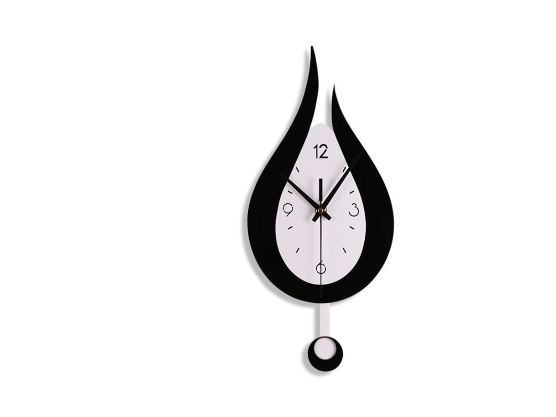 Reloj Silencioso con Gotas de Agua, Diseño Moderno Nórdico para Sala. Kofihety