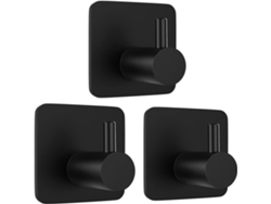 Ganchos para toallas 3 piezas, ganchos autoadhesivos, baño y cocina