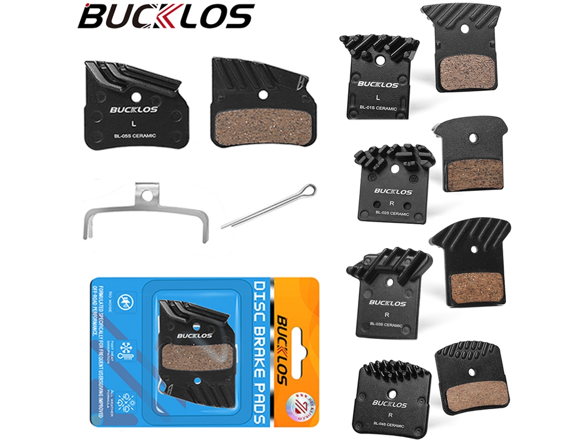 Pastillas de freno cerámicas Bucklos para Shimano L05a, J04c, J05a, H03a y N03a Nutt, hidráulicas, para bicicleta de montaña y carretera Vayotoy