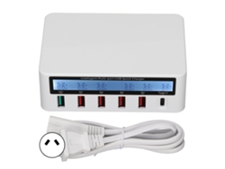 Estación De Carga Usb (6 Puertos Con Carga Rápida De 40w)