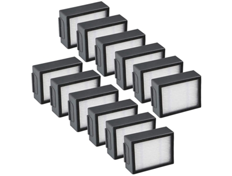 Pacote com 12 filtros de substituição para irobot roomba e5 e6 e7 series robotic