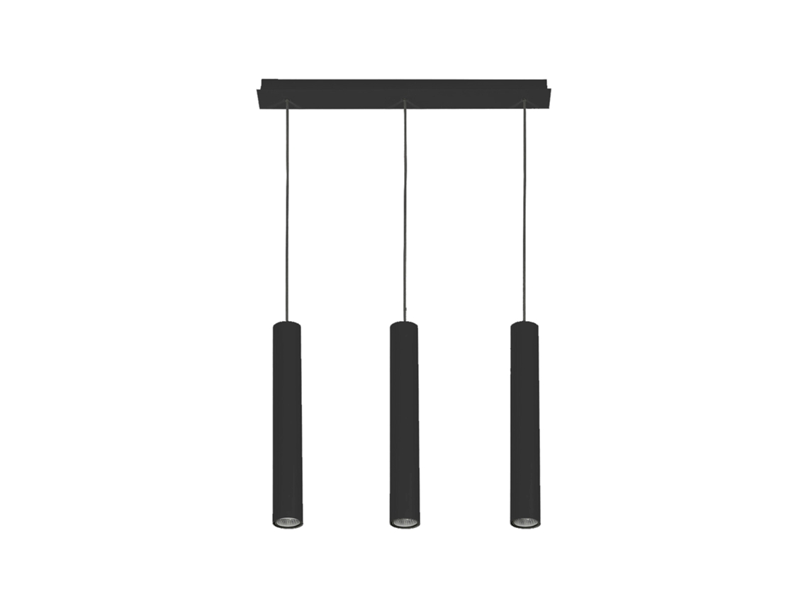 Lámpara NOWODVORSKI Eye Black Candeeiro De Suspensão Iii (Negro - Acero )