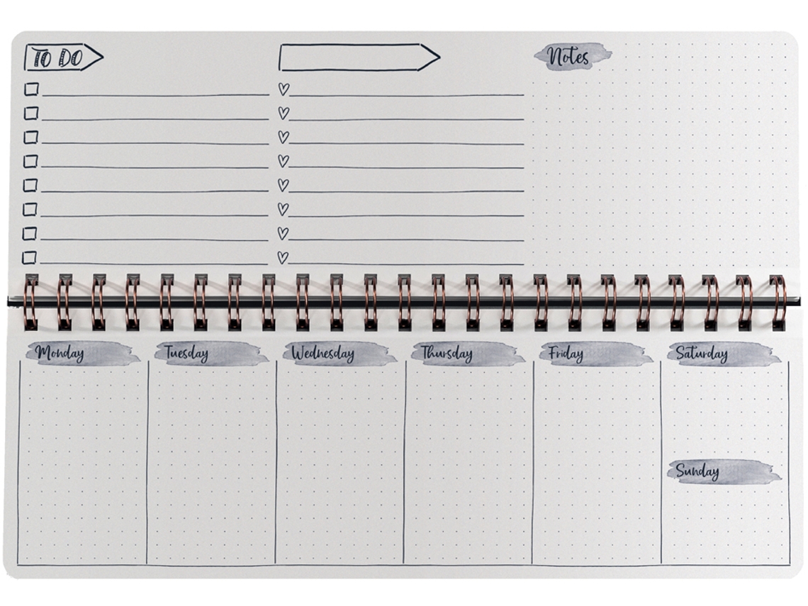 Calendario de Mesa SIGEL Jolie Flower Love Perpetuo