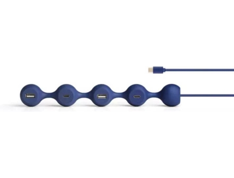 Hub LEXON Peas USB-C (Azul Escuro)