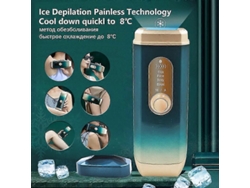 Dispositivo de depilación láser IPL con enfriamiento por hielo para mujeres, depilación permanente e indolora, técnico profesional en depilación. Nostalgia88