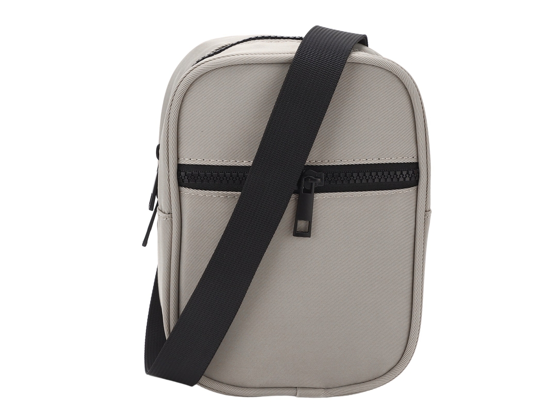 Bolso Bandolera Unisex Para Viajes, Mochila, Cinturón Impermeable, Tejido Oxford, Gris.