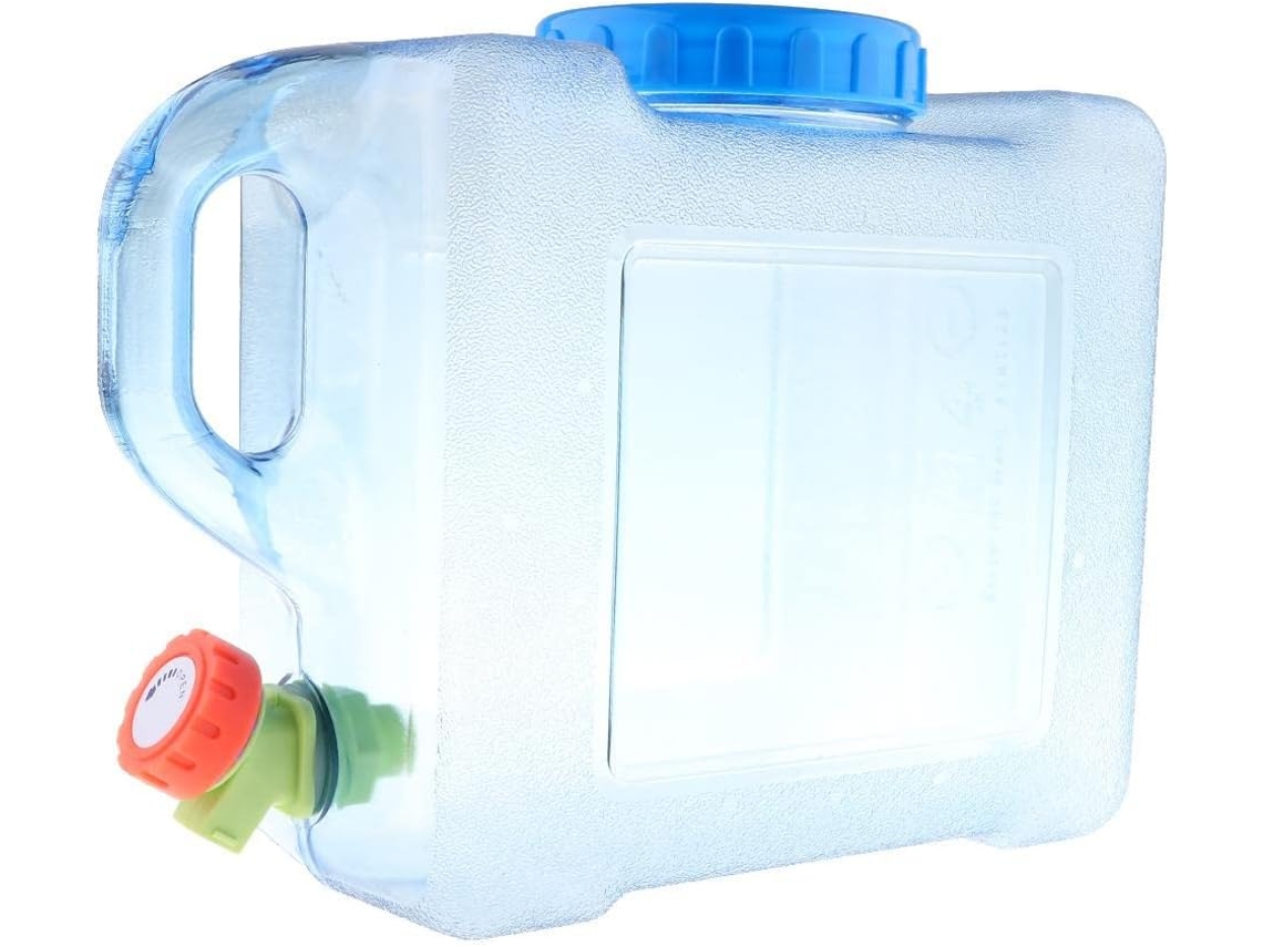 Contenedor De Agua Dulce Harilla 5/8 L, Robusto Duradero Camping/, Transparente, Fácil Resistente