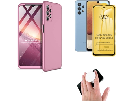 Carcasa, Protector y Popsocket Samsung A32 4G Slim armor 360º Rosa