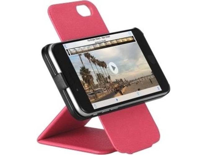 Funda iPhone 6, 6s, 7, 8 JUST MOBILE SpinCase Rosa