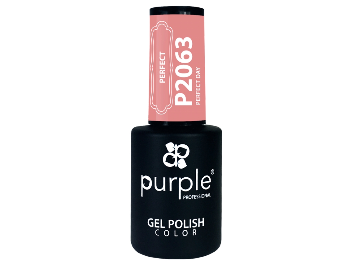 Esmalte de uñas en gel color 2063 10 ml morado profesional