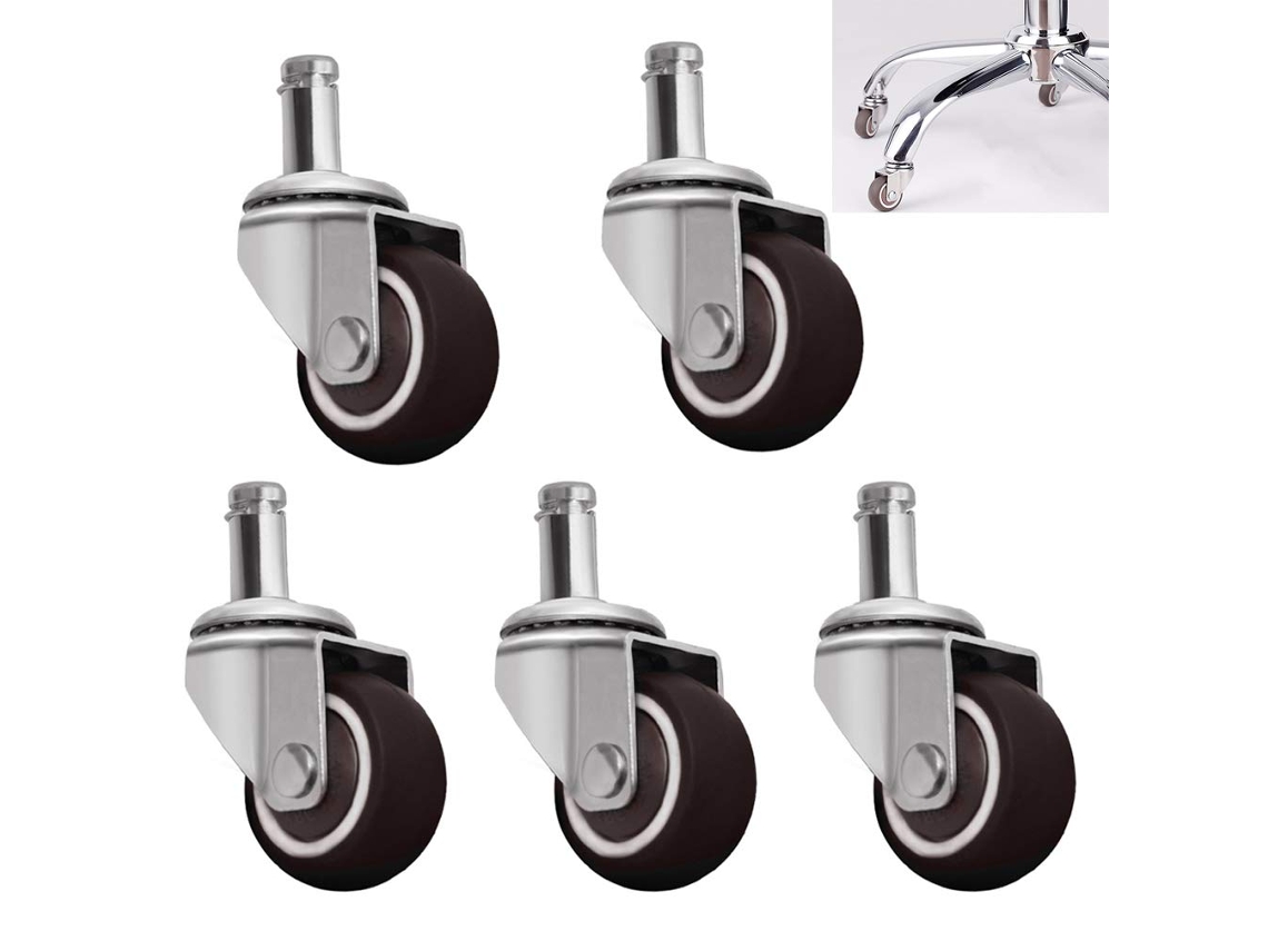 Ruedas Goma 38 Mm 50 Mm Giratorias Para Muebles Ideal Para Uso