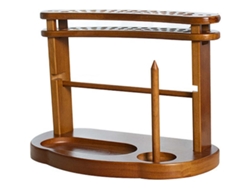 Organizador de hilo de madera para tejer y coser