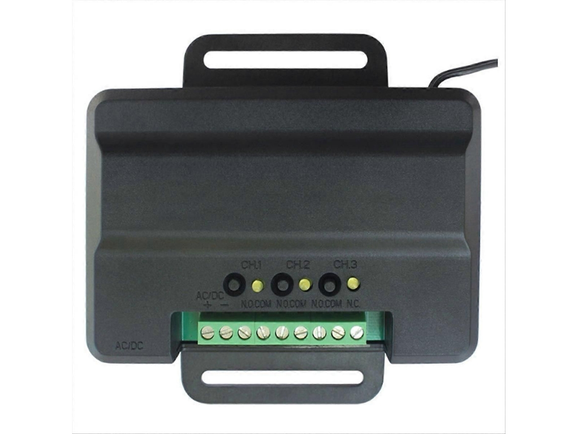 Receptor universal para abridores de puertas de garaje y portones Liftmaster de 315/390 MHz, compatible con la mayoría de los abridores de puertas comerciales.