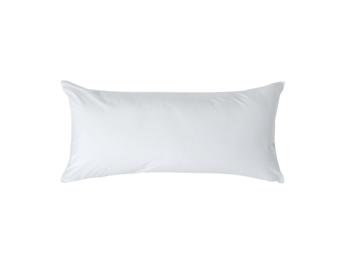 Homescapes White European Size Egyptian Cotton Pillowcase 200 Tc, 40 X 80 Cm