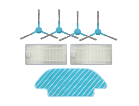 Filtros Hepa de Cepillo Lateral, fregona de tela para Conga serie 4090, accesorios para Robot aspirador, Kit de inserción de fregona de tela
