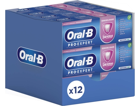 Pasta de Dientes ORAL-B Pro-Expert Protección de la Sensibilidad (12 x 75 ml)
