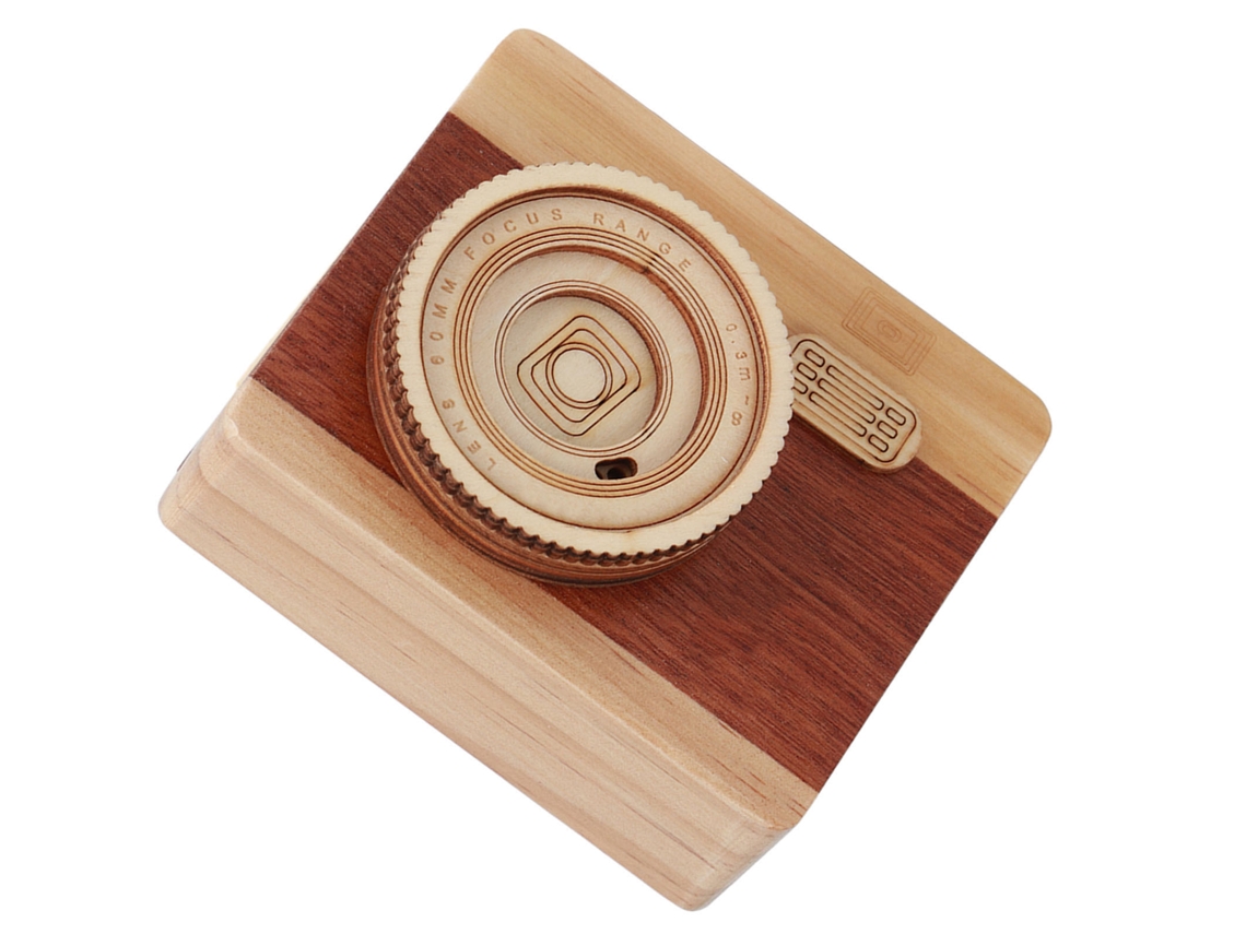 Cámara de música con caja de madera para música clásica