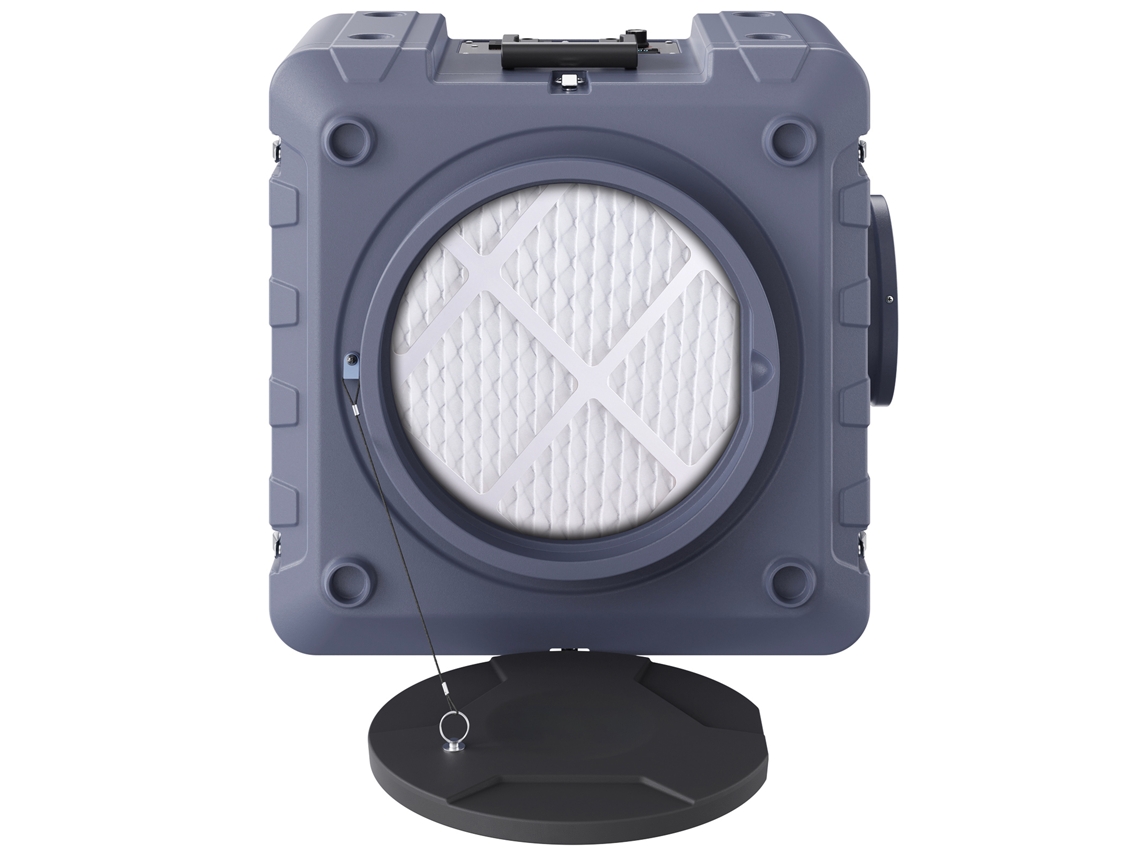 Purificador de aire Succebuy con máquina de aire negativo apilable de 3 etapas, 800 CFM