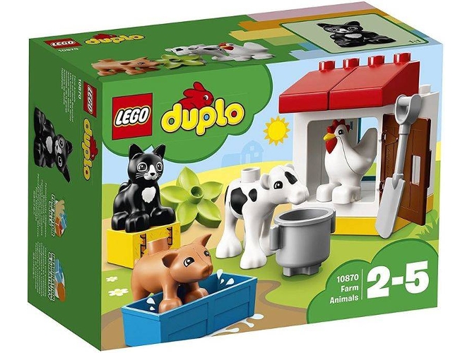 LEGO Duplo: Animales de granja - 10870 (Edad Mínima: 2 - 16 Piezas)