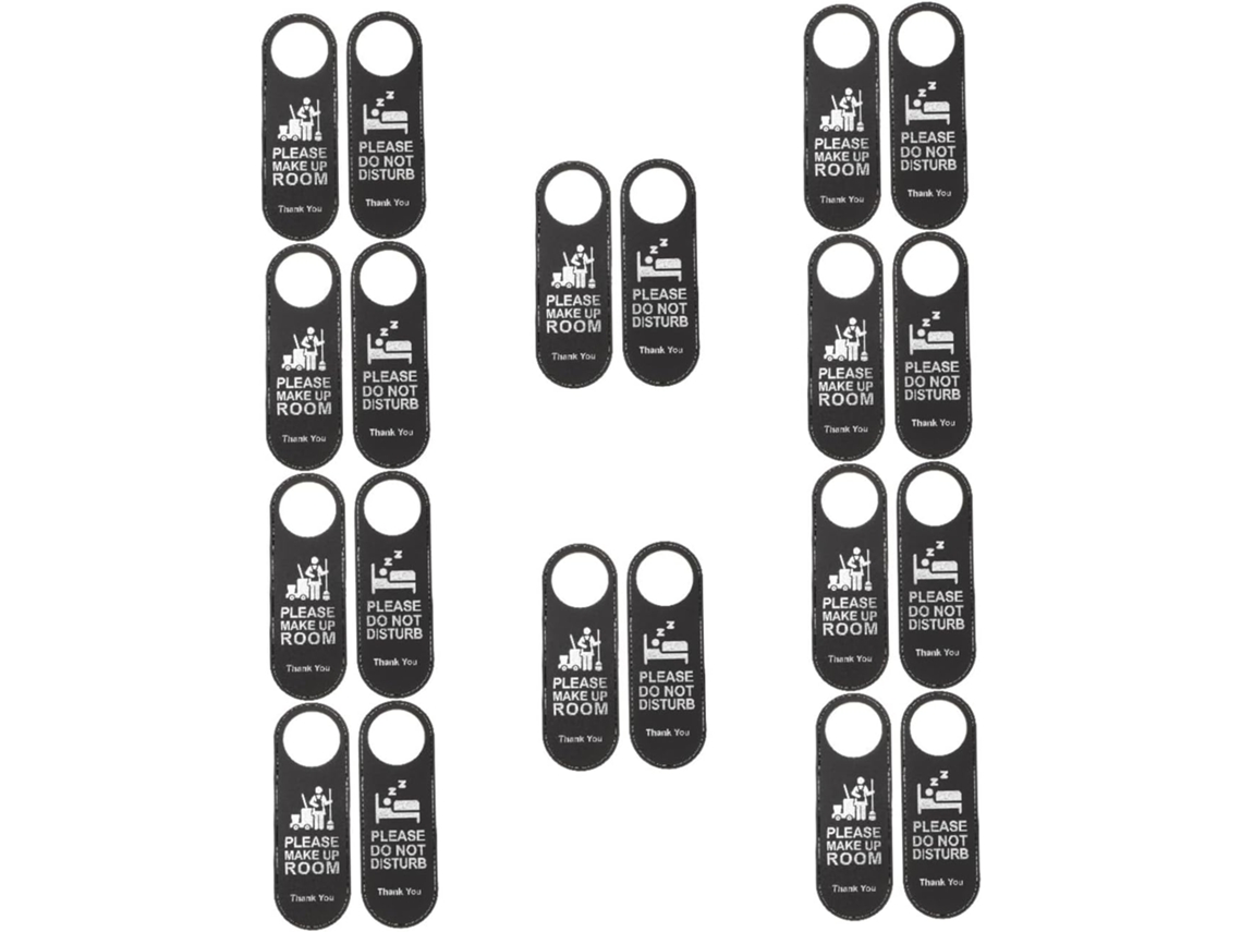 20 Carteles Para Puertas De Hotel, Ideales Para Colgar En Reuniones En Línea.