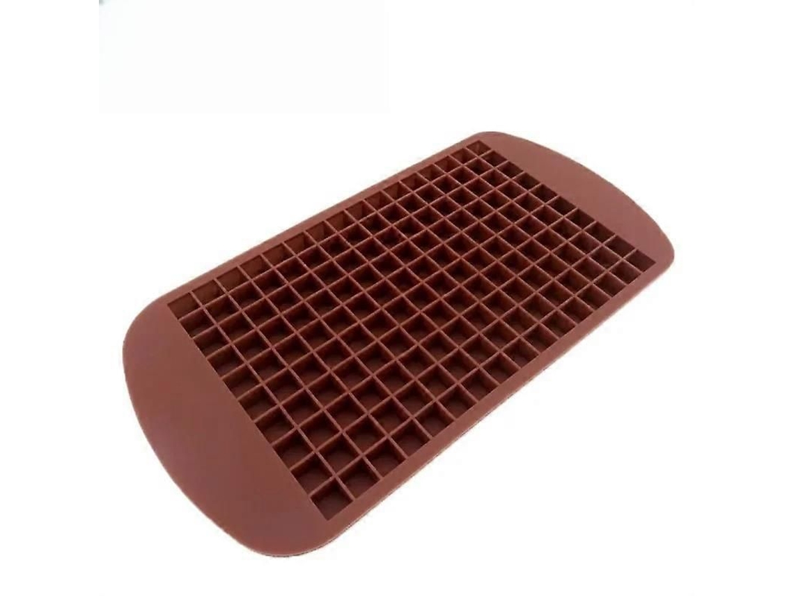 Bandeja de silicona para cubitos de hielo con 160 compartimentos, plegable, para cubitos de hielo, rompehielos, con rejillas, pequeña, cuadrada, para hacer hielo.