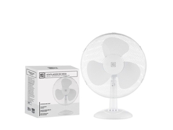 Ventilador Emma Pie - Ultrasilencioso - 45 W - Bajo consumo - Alta potencia en 3 velocidades - (blanco, de mesa)