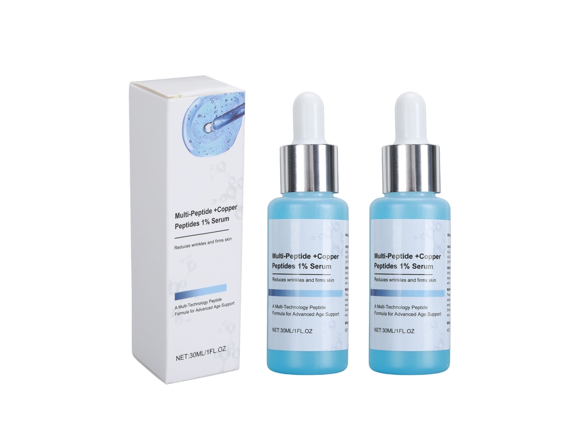 Suero De Péptidos Hidratante Reduce Arrugas Aumenta Elasticidad Anti-edad Rostro 30ml X2