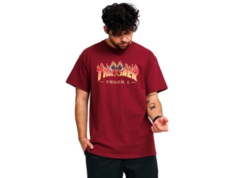 Camiseta de Hombre THRASHER Truck Maroon Rojo (S)