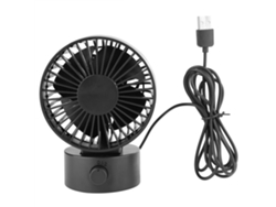 Mini ventilador USB con 2 aspas, silencioso, para el hogar o la oficina.