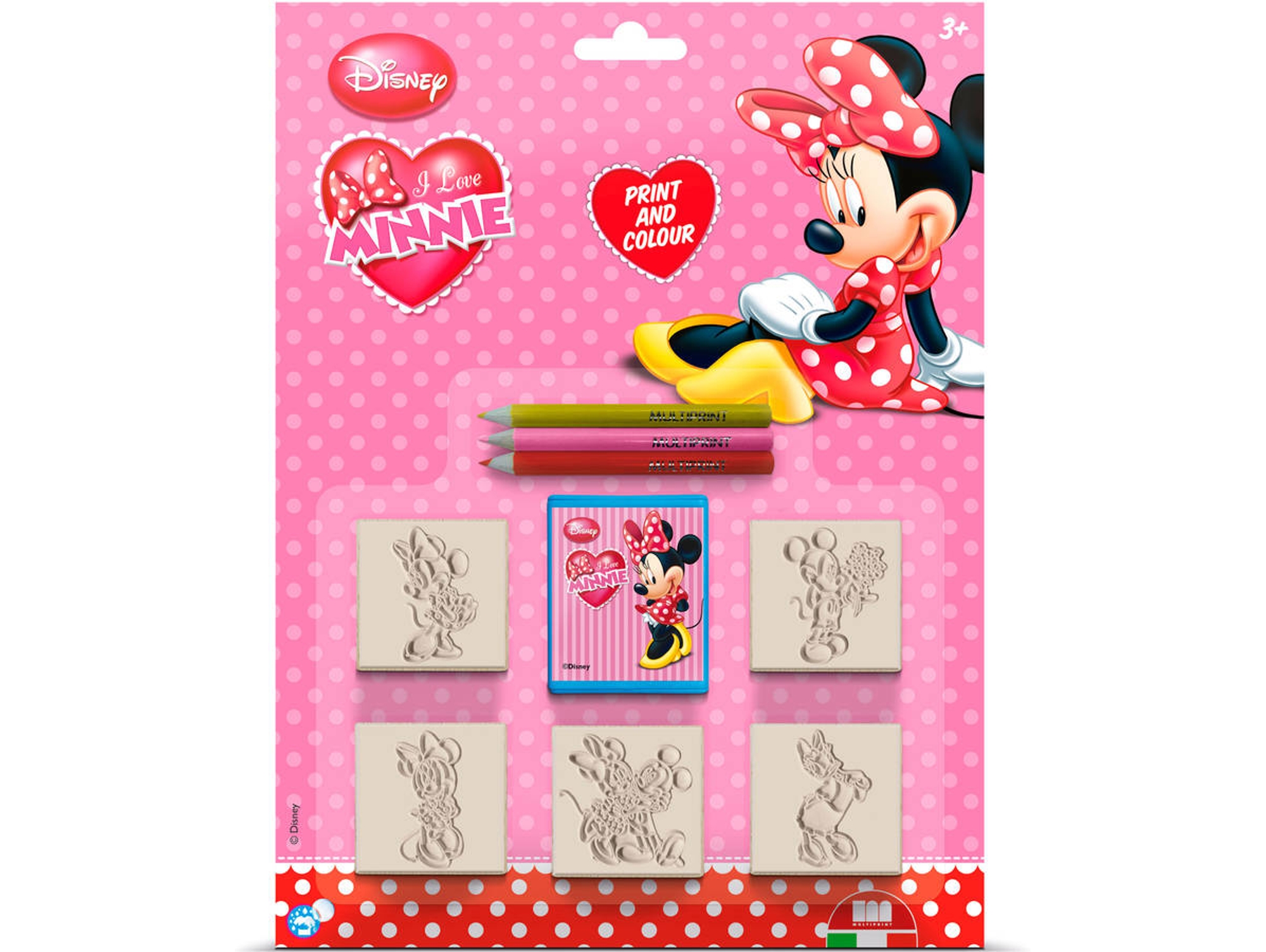 Sello MULTIPRINT Minnie Mouse (5 Unidades)