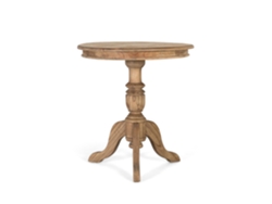 Mesa Auxiliar Solstice De Madera De Mindi 77 Cm X 70 Cm X 70 Cm