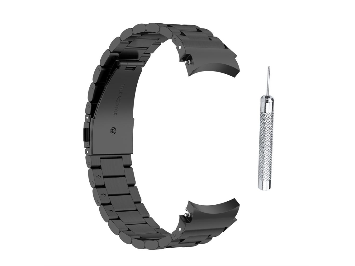 Pulseira De Aço Inoxidável Compatível Com Samsung Galaxy Watch4 40/44mm E Watch4 Classic 46mm/42mm