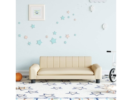 Sofá para niños de tela crema 90x53x30 cm MAISON EXCLUSIVE