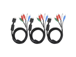 3 cables de vídeo HD universales para Sony PS2/PS3