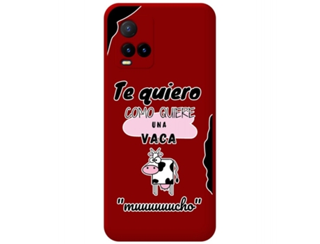 Carcasa Vivo Y21s / Y33s TUMUNDOSMARTPHONE Silicona Líquida Dibujos Rojo