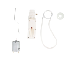 Bomba De Chorro De Agua Con Motor 380 Y Hélice, Accesorio Para Barco De Control Remoto Rc - Blanco