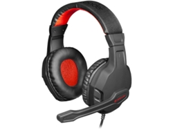 Auriculares con micrófono Cujo negro/rojo Defender