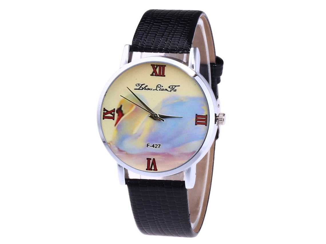 Reloj Unisex Para Niños Y Niñas Con Números, Correa De Cuero Sintético, Movimiento De Cuarzo, A La Moda.