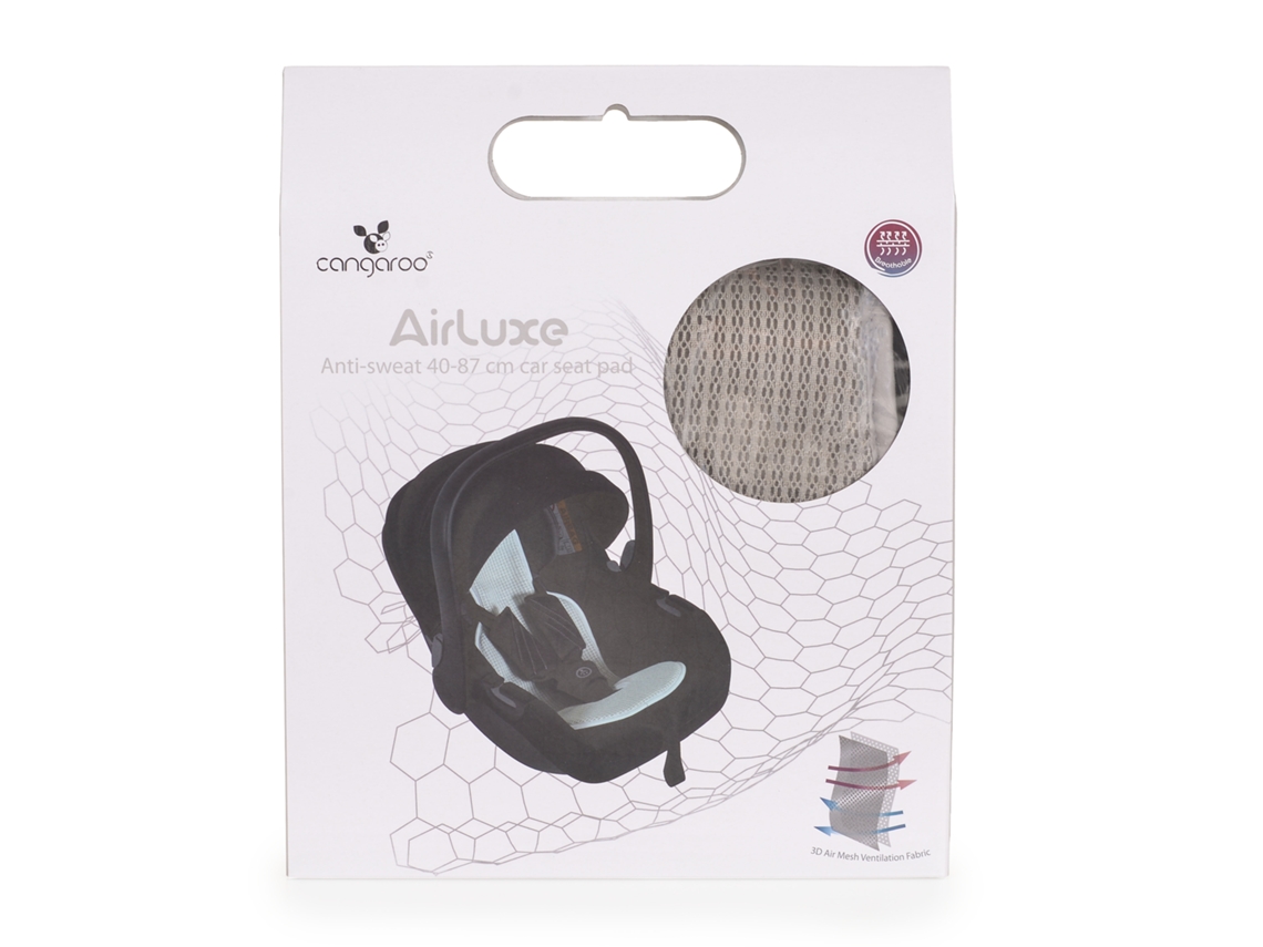 Cojín antisudor para silla de coche 40 87 cm Airluxe Gris Cangaroo Cangaroo