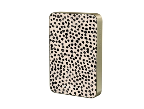 Powerbank BURGA MagSafe 5.000 mAh (Almond Latte/Dourado)
