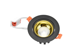 Lámpara De Techo Led Empotrable De Aluminio, Ajustable, De 7 W Y 100-264 V, A Prueba De Polvo, Para Sala De Estar Y Dormitorio.