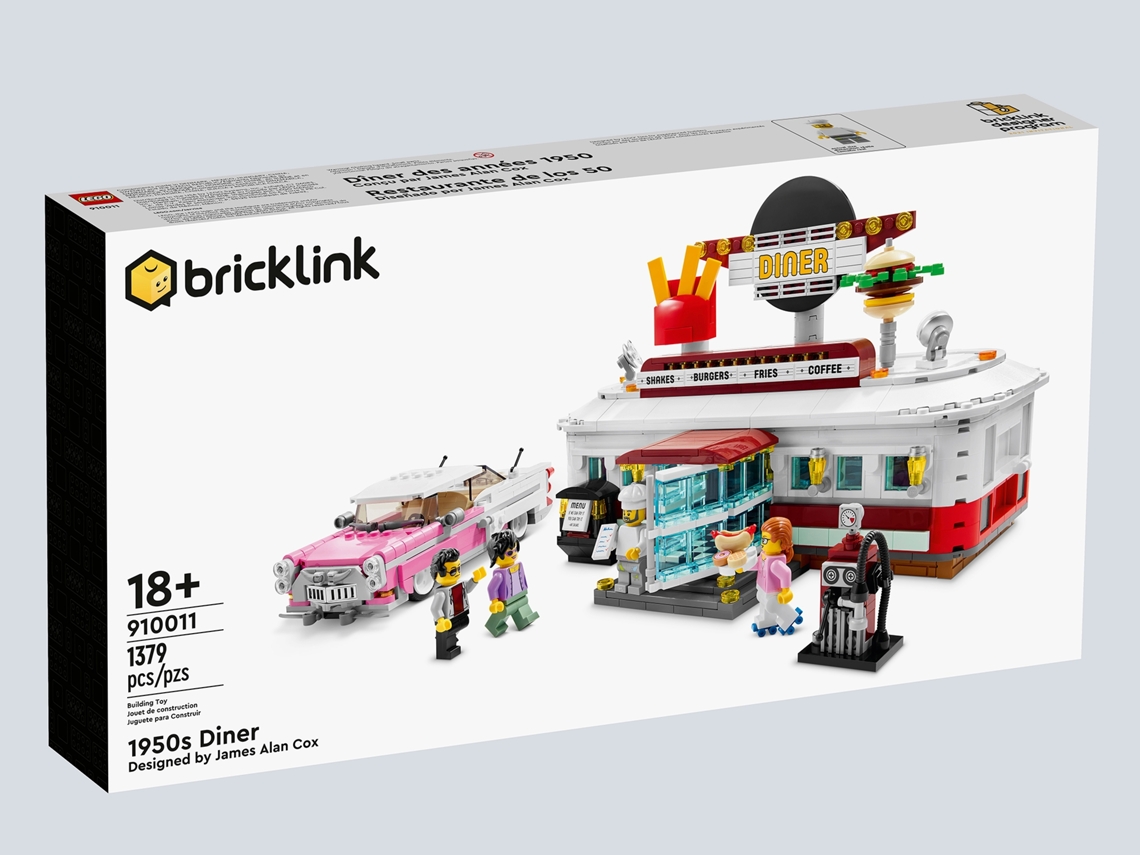 Lego Bricklink Restaurante de los años 50 910011