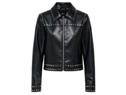 Chaqueta Only Maxime Faux Lthr Jkt Negra