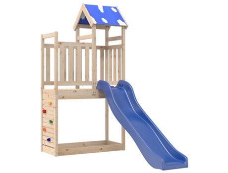 Parque Infantil De Exterior VIDAXL Marrón Madera
