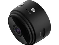 Mini cámara de seguridad wifi 1080p (negra)
