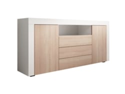 Aparador Yanis 160 cm Color Blanco y Muebles Sonoma Hermosos