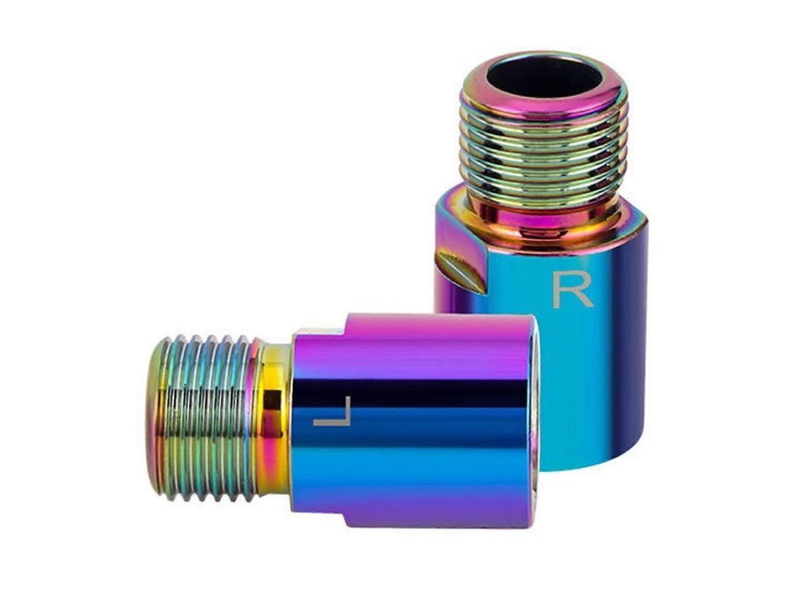 2 Extensores De Pedales Para Bicicleta (izquierdo Y Derecho), De Acero Cromo-molibdeno Duradero De 3,2 Cm, Para Bicicletas De Montaña Y De Carretera.