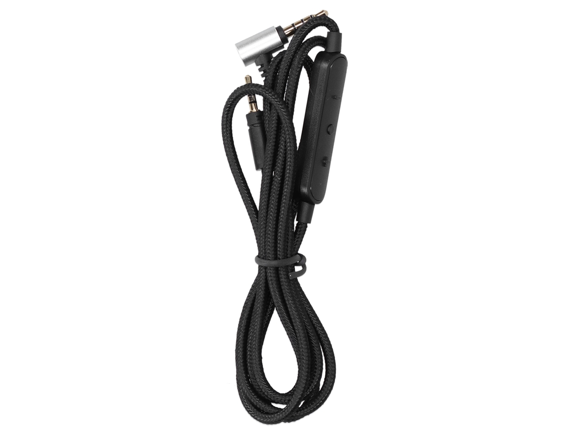 Cable para auriculares con control de volumen y micrófono